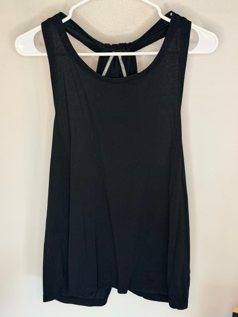 Anthropologie Black Tank Top with Twist Back